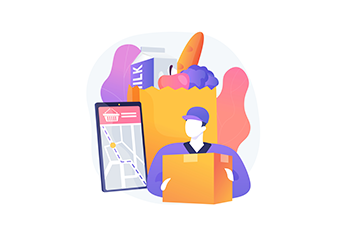 BBBring merchant preparing food delivery order in Australia